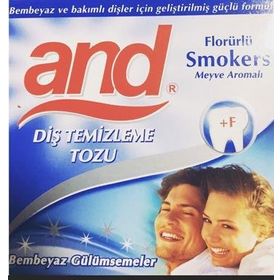 And 40 gr Smokers Diş Temizleme Tozu