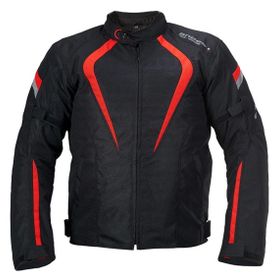 Andes Lady Mercury Air Jacket Kırmızı Siyah Motosiklet Montu