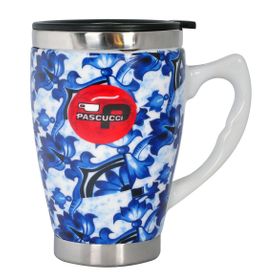 Andoutdoor AND333 Içi Çelik Dışı Desenli Seramik Kupa