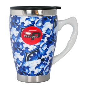 Andoutdoor AND333 Içi Çelik Dışı Desenli Seramik Kupa