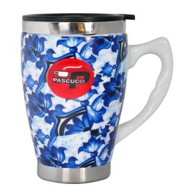 Andoutdoor AND333 Içi Çelik Dışı Desenli Seramik Kupa