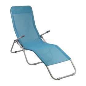 Andoutdoor Mavi Tumbona Katlanır Şezlong