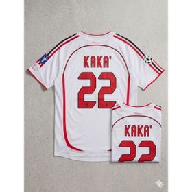 Andream Kaka Ac Milan Efsane Nostalji Yetişkin Beyaz Unisex Futbol Forması Üst Takım