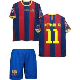 Andream Neymar 2013 Sezon Barcelona Futbol Bordo 2’li Set Çocuk Forması