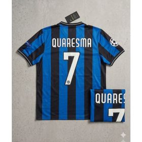 Andream Quaresma 7 Inter Milan Şampiyonluk Lacivert Futbol Forması