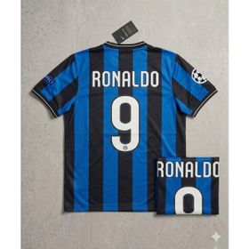 Andream Ronaldo 9 Inter Milan Şampiyonluk Lacivert Futbol Forması