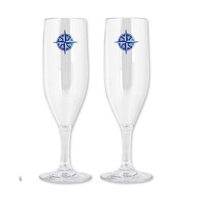 AndTableware 240444 2'li Şeffaf Şampanya Bardağı
