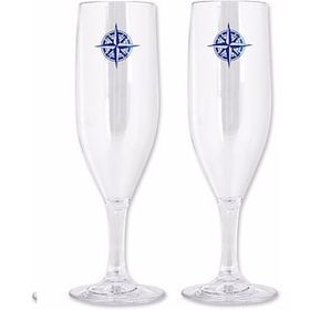 AndTableware 240444 2'li Şeffaf Şampanya Bardağı