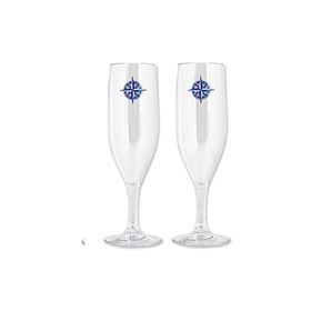 AndTableware 240444 2'li Şeffaf Şampanya Bardağı