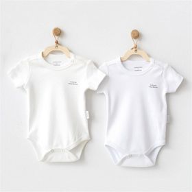 Andy Wawa Kısa Kol 2'li Basic Ekru 9-12 Ay Body