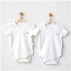 Andy Wawa Kısa Kol 2'li Basic Ekru 9-12 Ay Body