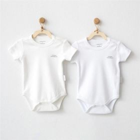 Andy Wawa Kısa Kol 2'li Basic Ekru 9-12 Ay Body