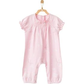 Andywawa AC21794R Kız Bebek Çiçek Desenli Pembe Tulum