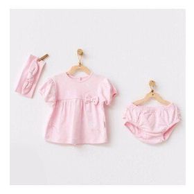 Andywawa AC21799 3 lü Pink Milly Ballet Bebek Takım
