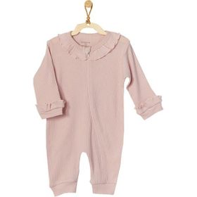 Andywawa AC22209R Kız Bebek Yaka Detaylı Modal Kumaş Tulum