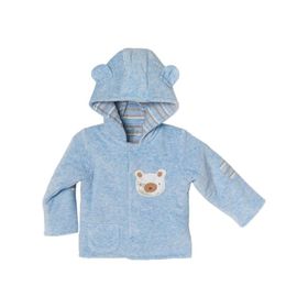 Andywawa AC22325 Erkek Bebek Mavi Kadife Mont