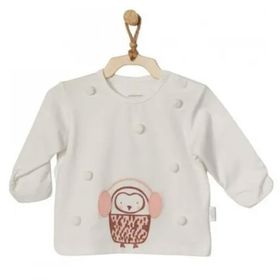 Andywawa AC22366 Ekru Street Style Bebek T-shirt