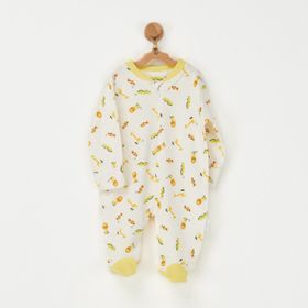 Andywawa AC22524 Ekru Curocodile Bebek Tulumu