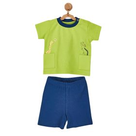 Andywawa AC22529 Erkek Bebek Cepli Yeşil Alt Üst Takım