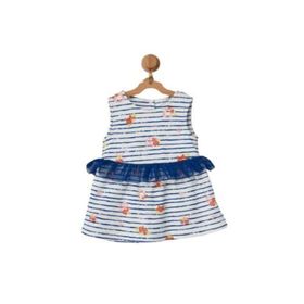 Andywawa AC22558 Flowers Anchors Bebek Elbise