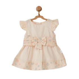 Andywawa AC22653 Pompom Vanilla Cream Bebek Elbise