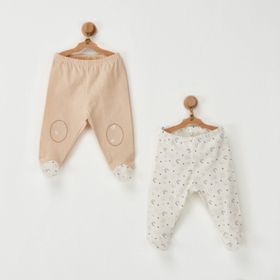 Andywawa AC22763 Bej Little Bear Bebek Pantolonu