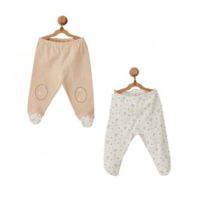 Andywawa AC22763 Bej Little Bear Bebek Pantolonu