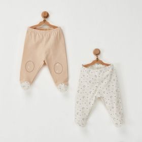 Andywawa AC22763 Bej Little Bear Bebek Pantolonu