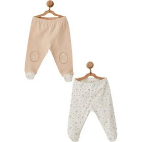 Andywawa AC22763 Bej Little Bear Bebek Pantolonu