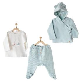 Andywawa AC23085 Little Polar Bear Mint 3 Ay 3'lü Takım