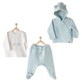Andywawa AC23085 Little Polar Bear Mint 3 Ay 3'lü Takım