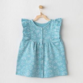 Andywawa AC23754 Love Holidays Mavi Bebek Elbise