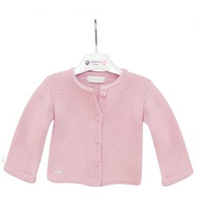 Andywawa AC24333 Pembe Triko Kız Bebek Ceket