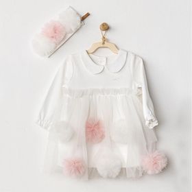Andywawa AC24500 Dress Band Set Petit Love Bebek Elbise Takım