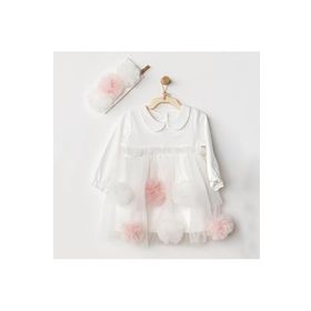 Andywawa AC24500 Dress Band Set Petit Love Bebek Elbise Takım