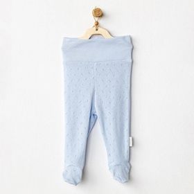 Andywawa AC24706 Jacquard Patikli Blue Bebek Pantolon