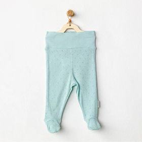 Andywawa AC24706 Jacquard Patikli Green Bebek Pantolon