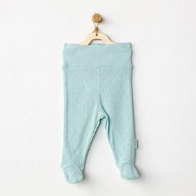 Andywawa AC24706 Jacquard Patikli Green Bebek Pantolon