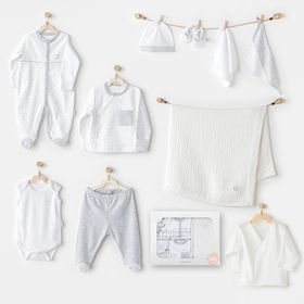 Andywawa AC24721 Newborn Wawa Boys 10 Parça Bebek Hastane Çıkışı