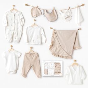 Andywawa AC25061 Newborn Happy Everyday 10 Parça Bebek Hastane Çıkışı