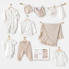 Andywawa AC25061 Newborn Happy Everyday 10 Parça Bebek Hastane Çıkışı