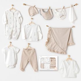Andywawa AC25061 Newborn Happy Everyday 10 Parça Bebek Hastane Çıkışı