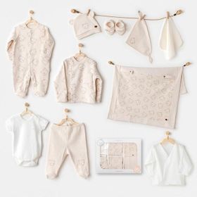 Andywawa AC25181 Newborn Bear Time 10 Parça Bebek Hastane Çıkışı