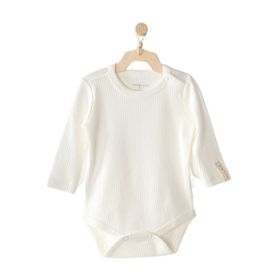 Andywawa Ecru AC23654 Bebek Fitilli Çıtçıtlı Body
