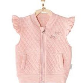 Andywawa Pembe AC23326 Kız Bebek Fermuarlı Yelek