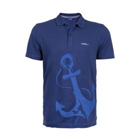 Anemoss Çapa Lacivert Polo Yaka Erkek T-shirt