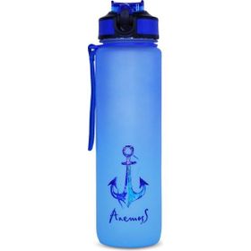 Anemoss Çapa Tritan 1000 ml Mavi Matara