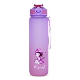 Anemoss Denizci Kız Tritan 1000 ml Mor Matara
