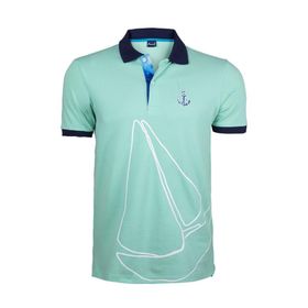 Anemoss Yelken Mint Polo Yaka Erkek T-shirt