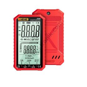 Aneng 620a 4.7 İnç Geniş LCD Ekran Otomatik + Manuel + Akıllı RMS Dijital Multimetre